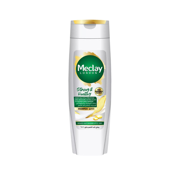 MECLAY LONDON SHAMPOO - STRONG & HEALTHY -  WHITE