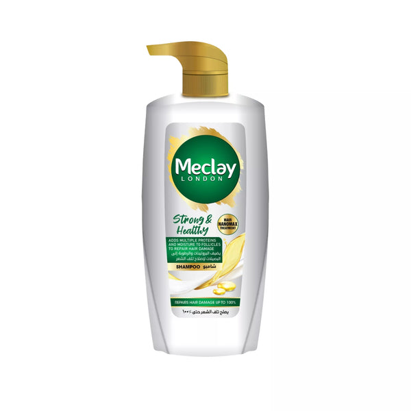 MECLAY LONDON SHAMPOO - STRONG & HEALTHY -  WHITE