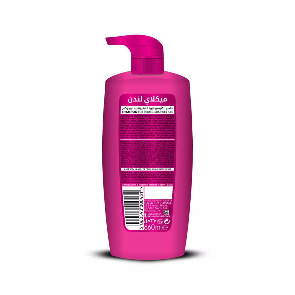 MECLAY LONDON SHAMPOO - THICK & DENSE -  PINK