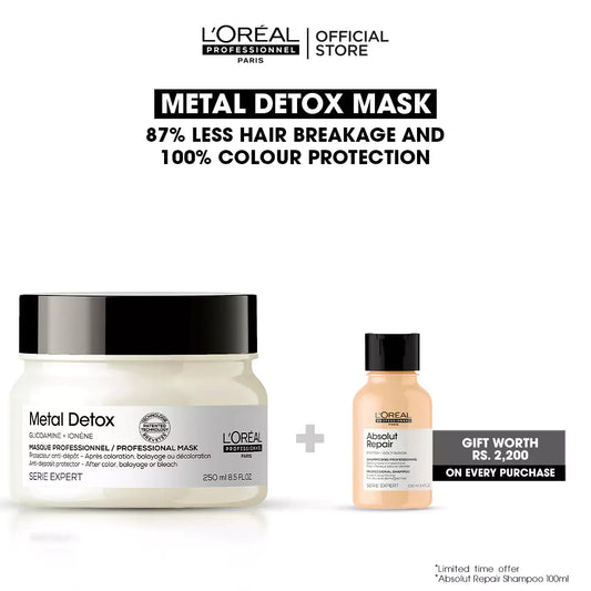 Metal Detox Shampoo Supreme Deal + Absolute Repair Shampoo 100 ml