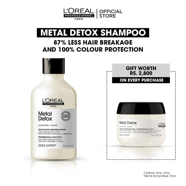 Buy Metal Detox Shampoo & Get Free Metal Detox Mask 75 ml