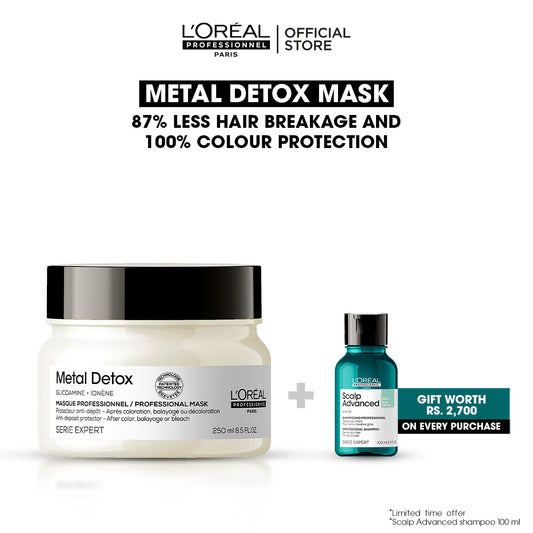 Metal Detox Mask + Free Scalp Advance Shampoo