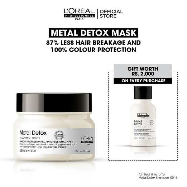 Buy Metal Detox Mask and Get FREE Metal Detox Shampoo Worth Rs. 2000