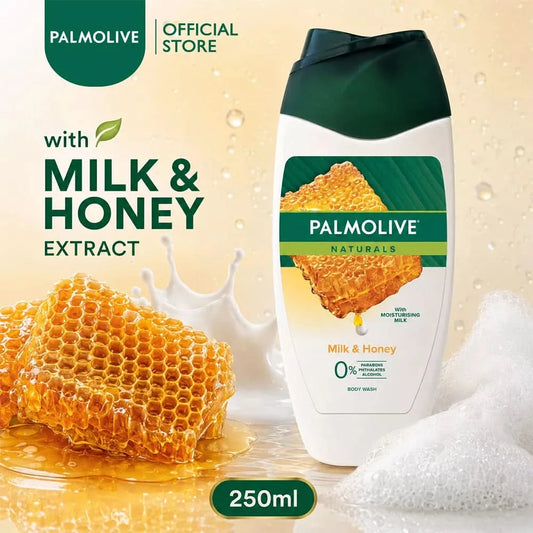 Palmolive Naturals Milk Honey Body Wash 250ml