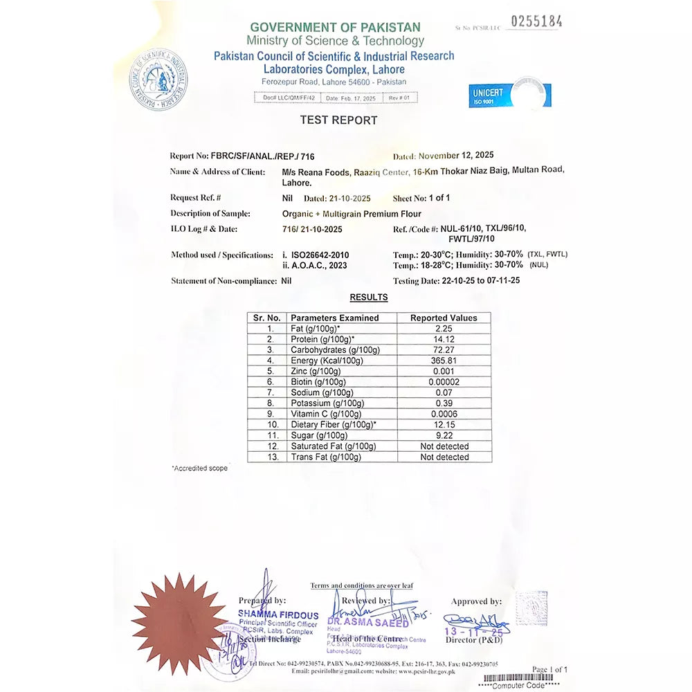 Organic+ Multigrain Premium Flour 1000g