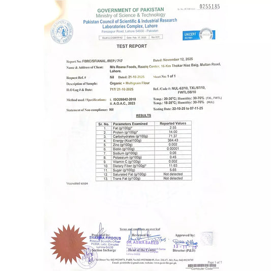 Organic+ Multigrain Flour 5Kg