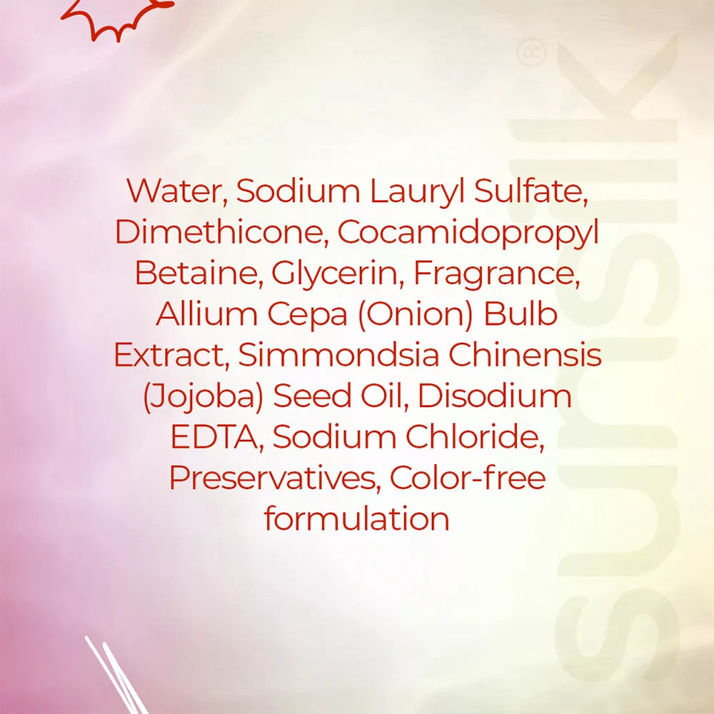 SUNSILK ONION AND JOJOBA OIL SHAMPOO 380ML