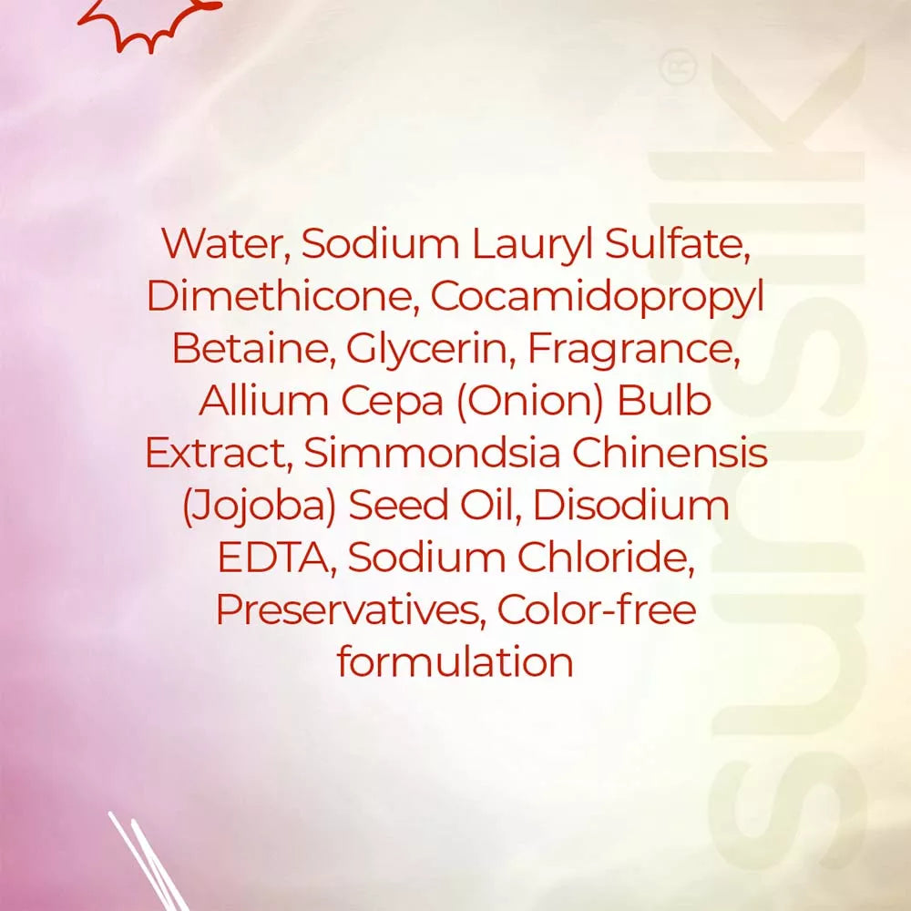 SUNSILK ONION AND JOJOBA OIL SHAMPOO 380ML