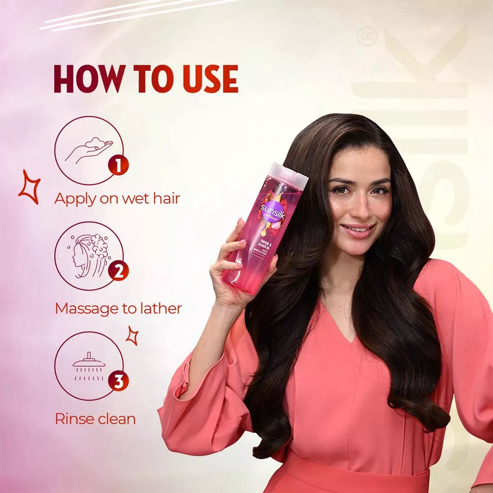 SUNSILK ONION AND JOJOBA OIL SHAMPOO 380ML