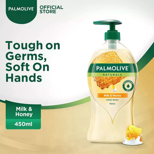Palmolive Naturals Liquid Handwash Milk & Honey 450ml Bottle