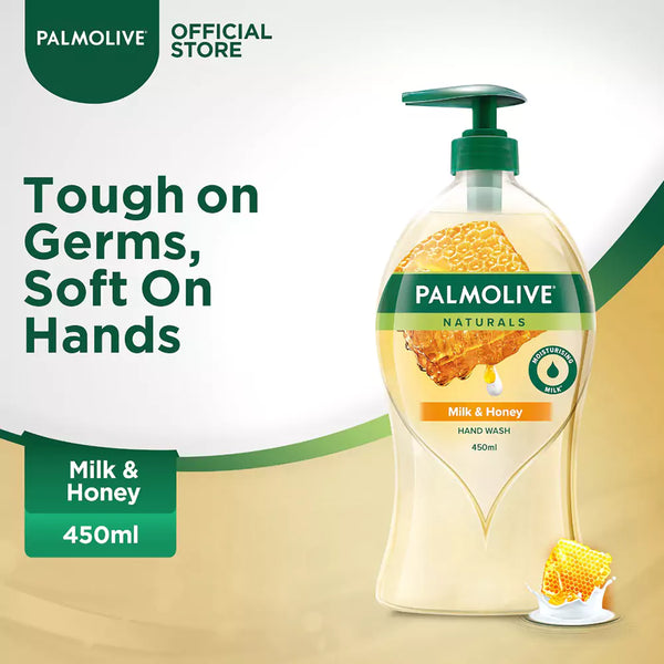 Palmolive Naturals Liquid Handwash Milk & Honey 450ml Bottle