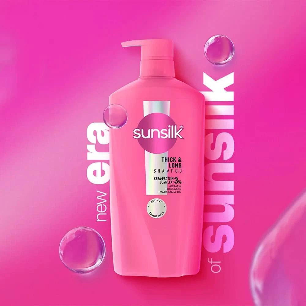 SUNSILK THICK AND LONG SHAMPOO 700ML