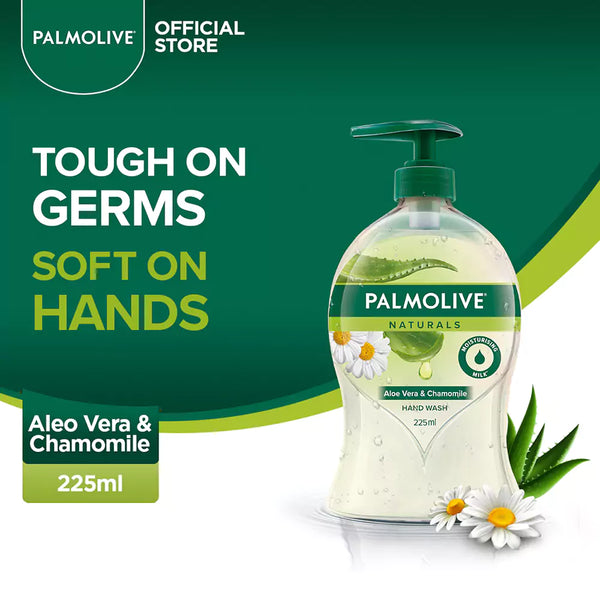 Palmolive Naturals Liquid Handwash Aloe & Chamomile 225ml Bottle