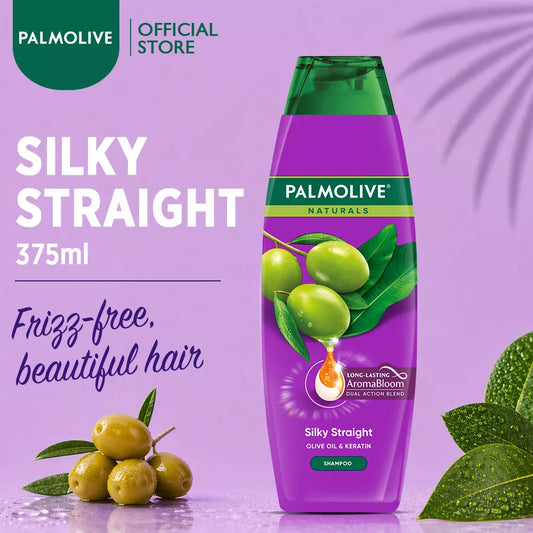 Palmolive Naturals Silky Straight Shampoo 375ml