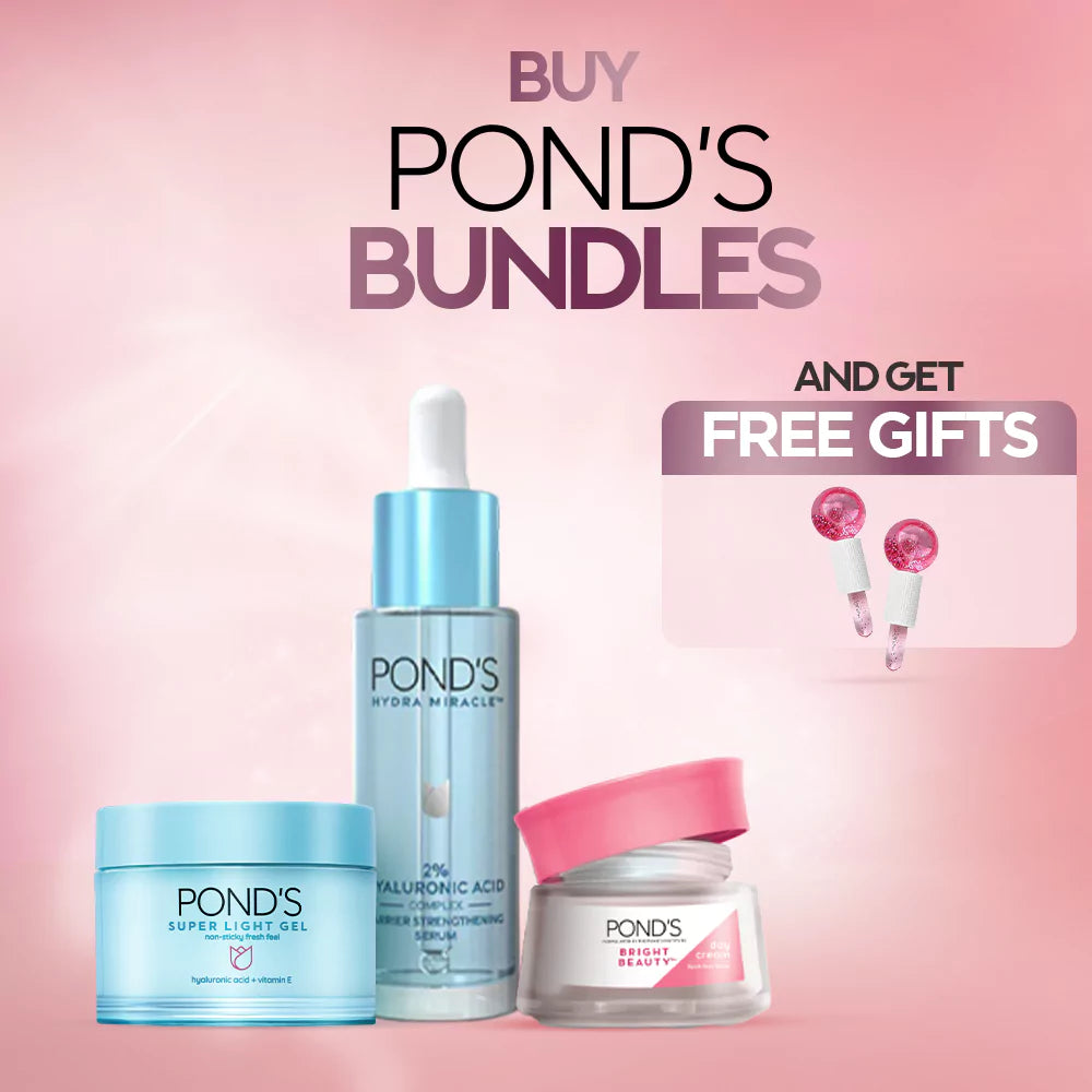 PONDS BEAUTY BUNDLE + FREE ICE ROLLER 1