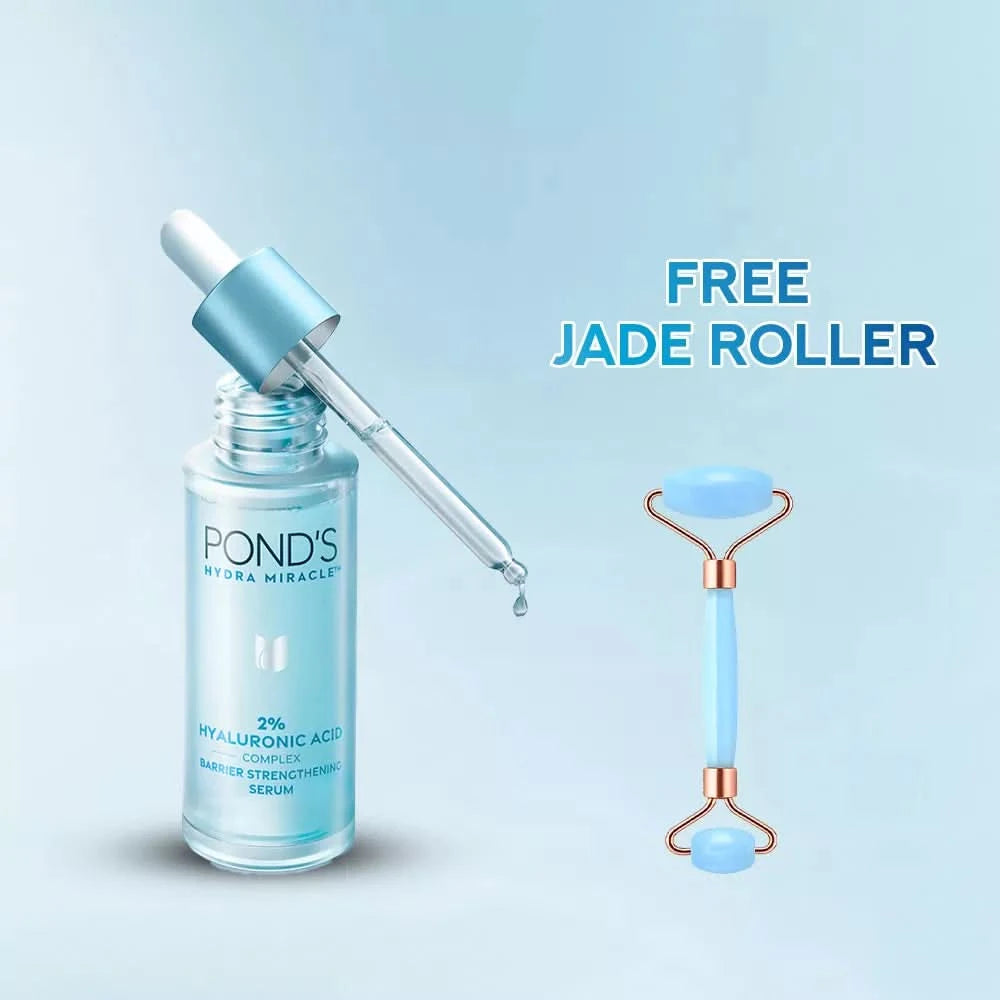 POND'S HYDRA MIRACLE SERUM 15ML GET FREE JADE Roller