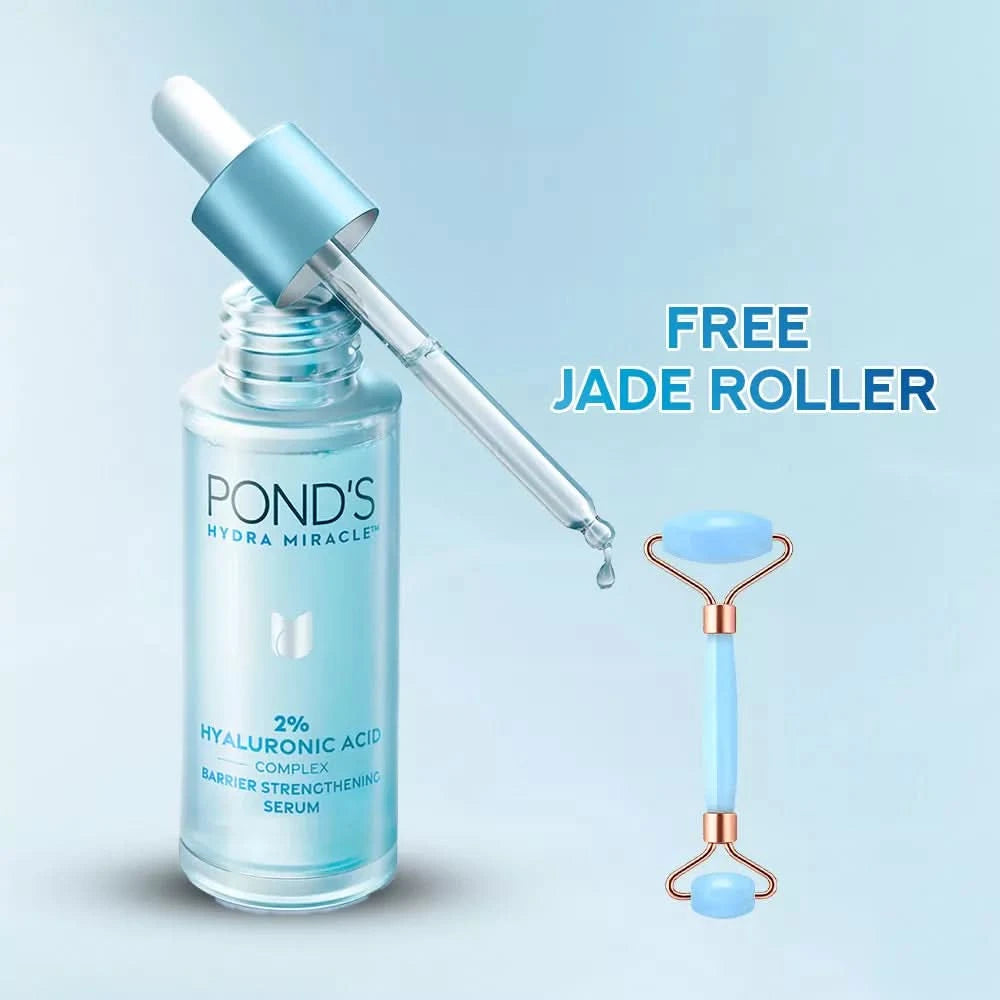 POND'S HYDRA MIRACLE SERUM 30ML GET FREE JADE Roller