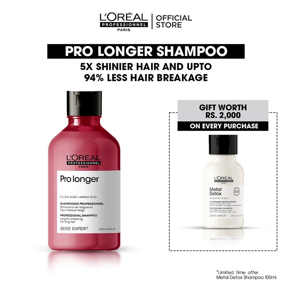 Buy Pro Longer Shampoo and Get FREE Metal Detox Shampoo Worth Rs. 2000