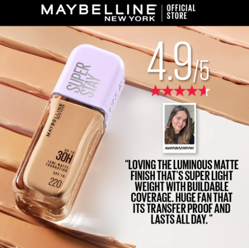 Maybelline Super Stay Up To 30H Lumi-Matte Foundation