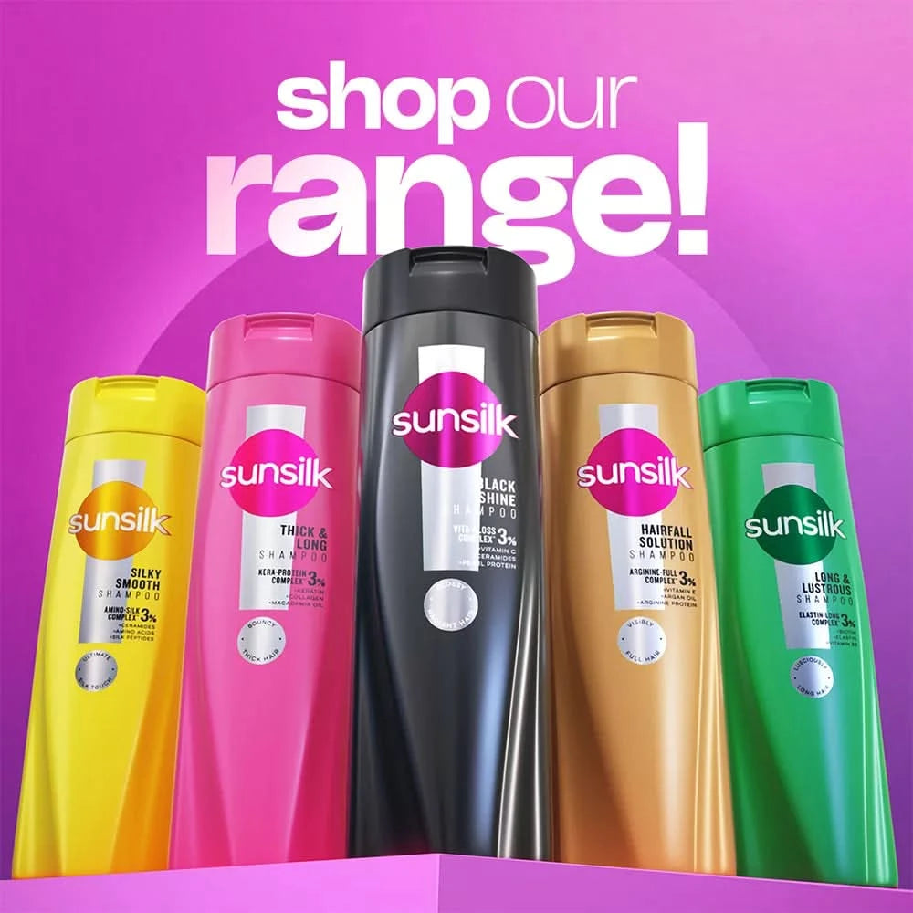 SUNSILK BLACK SHINE SHAMPOO 185ML