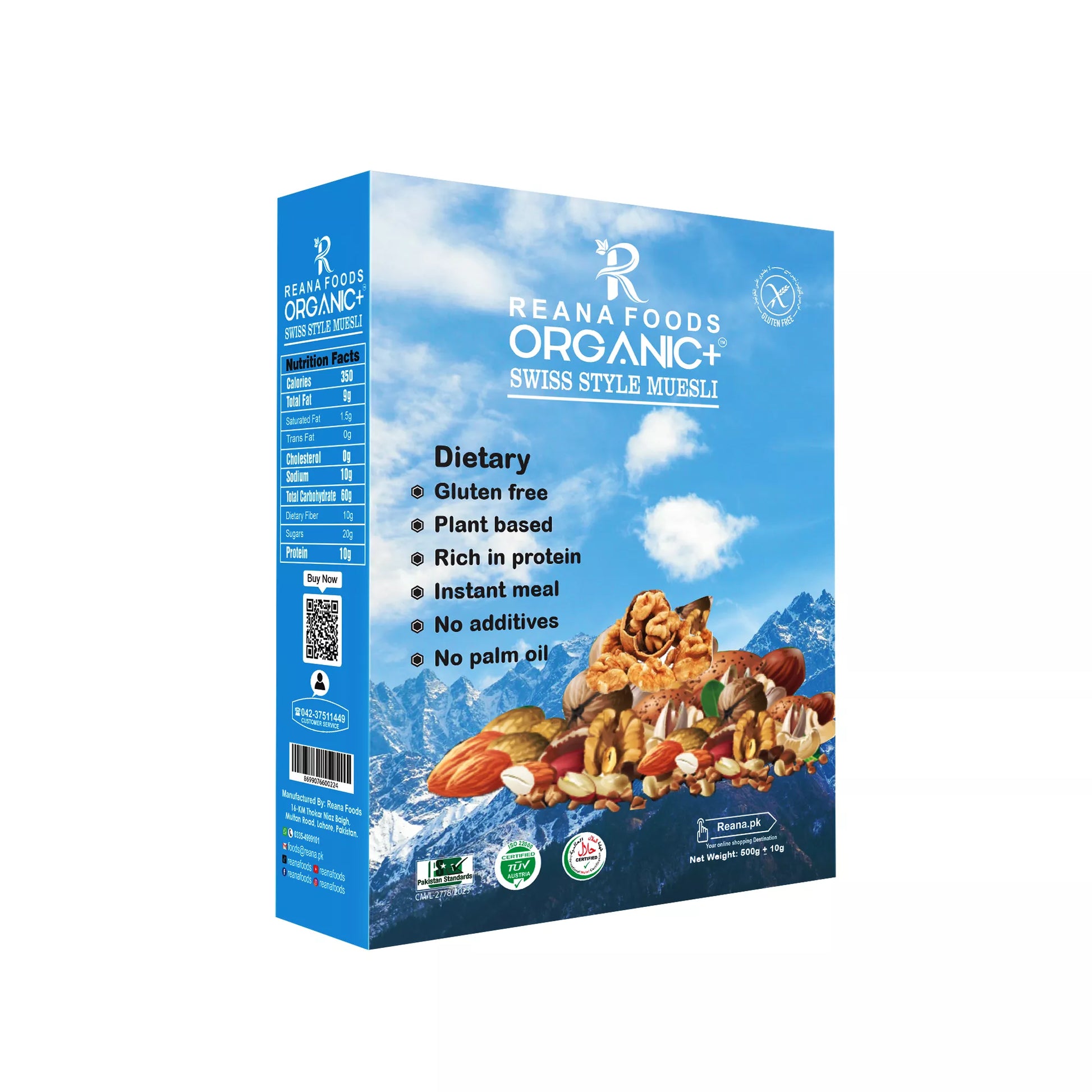 Organic + Swiss style muesli 500g
