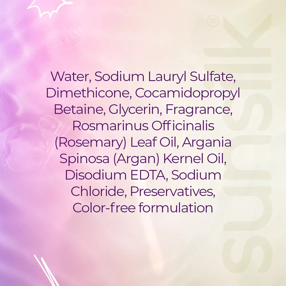 SUNSILK ROSEMARY AND ARGAN OIL SHAMPOO 380ML