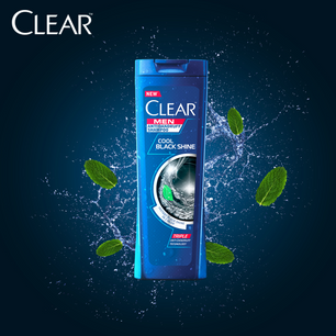 Clear Men cool black shine shampoo 90ml