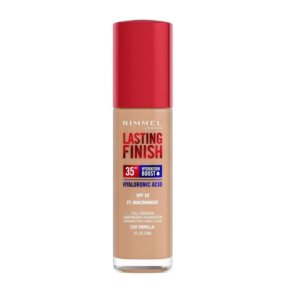 Rimmel London - Lasting Finish Hyaluronic Acid Long-Lasting 160 Vanilla