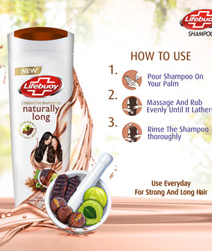 Lifebuoy Shampoo Naturally Long 175Ml