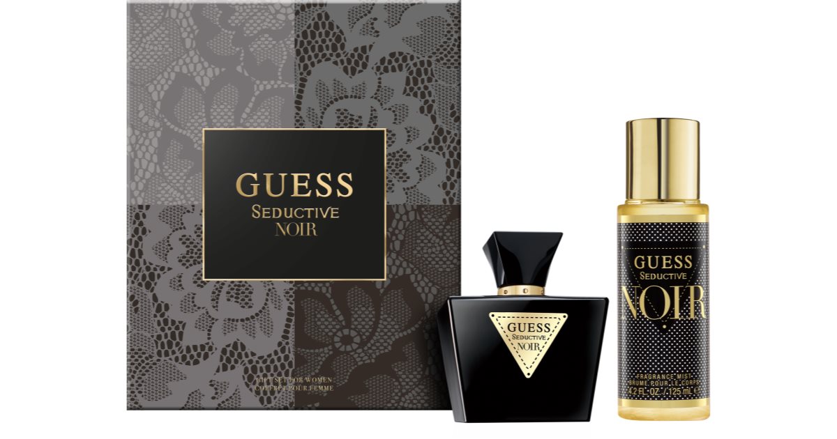 GUESS GU GS 75ML EDT +125ML FM SEDUCTIVE NOIR FOR WOMEN