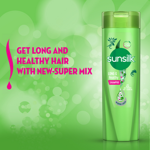 SUNSILK LONG & HEALTHY SHAMPOO 360ML