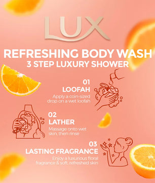 LUX TANGERINE BODYWASH 520ML