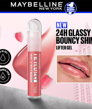 MAYBELLINE LIFTER GEL LIP OIL STRAWBERRY SHAKE 006