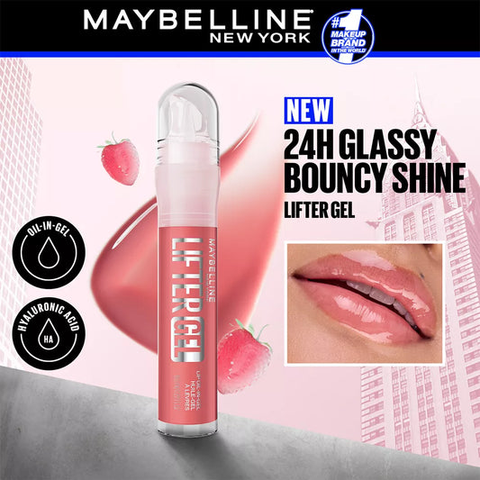 MAYBELLINE LIFTER GEL LIP OIL STRAWBERRY SHAKE 006