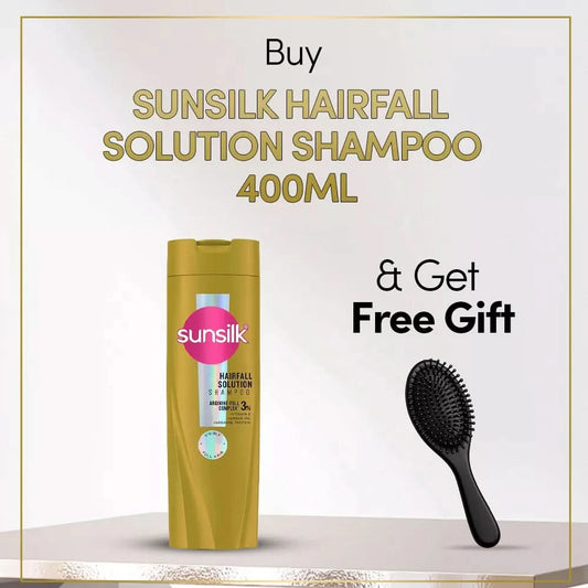 BUY SUNSILK HAIRFALL SOLUTION SHAMPOO 400ML & GET FREE GIFT