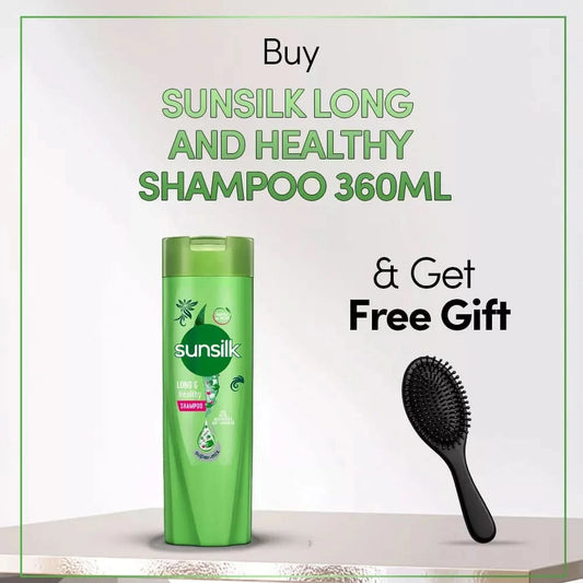 BUY SUNSILK LONG AND HEALTHY SHAMPOO 400ML & GET FREE GIFT