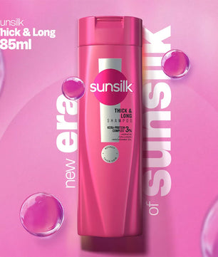 SUNSILK THICK AND LONG SHAMPOO 185 ml