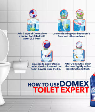 DOMEX TOILET BLUE A10A PI6 12X250ML