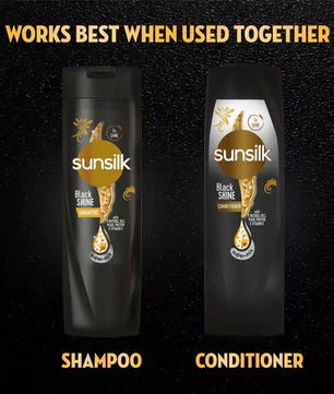Sunsilk Stunning Black Shine Shampoo 360ml REFIL PACK