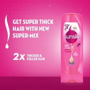 SUNSILK CONDITIONER 180ML PINK