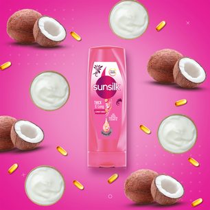 SUNSILK CONDITIONER 180ML PINK