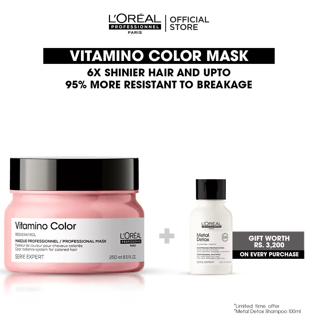 Buy Vitamino Mask and Get FREE Detox Shampoo Worth Rupees Rs. 3200