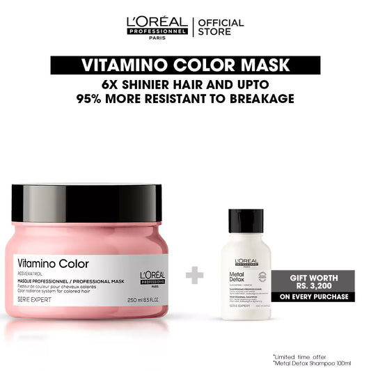 Buy Vitamino Mask and Get FREE Detox Shampoo Worth Rupees Rs. 3200