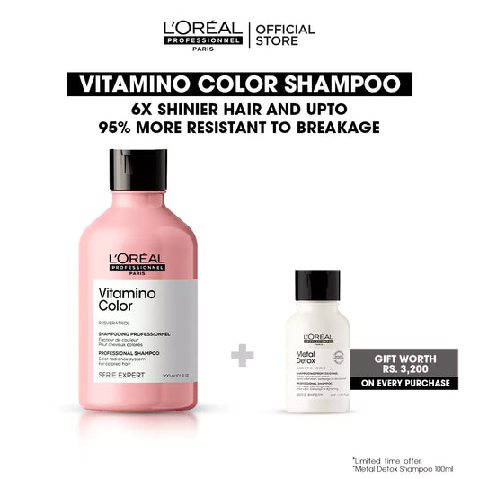 Buy Vitamino Shampoo and Get FREE Detox Shampoo Worth Rupees Rs. 3200