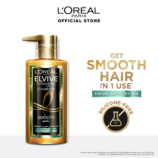Loreal paris elvive extraordinary oil sulphate free conditioner 440 ml - for all hair types