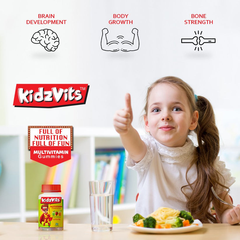 Buy Kidzvits multivitamin gummies fruit flavored Online in Pakistan