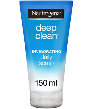 Neutrogena, facial scrub, deep clean, invigorating, normal to combination skin, 150ml