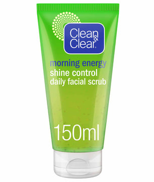 Clean & Clear Morning Energy Shine Control Daily Facial Scrub 150 Ml