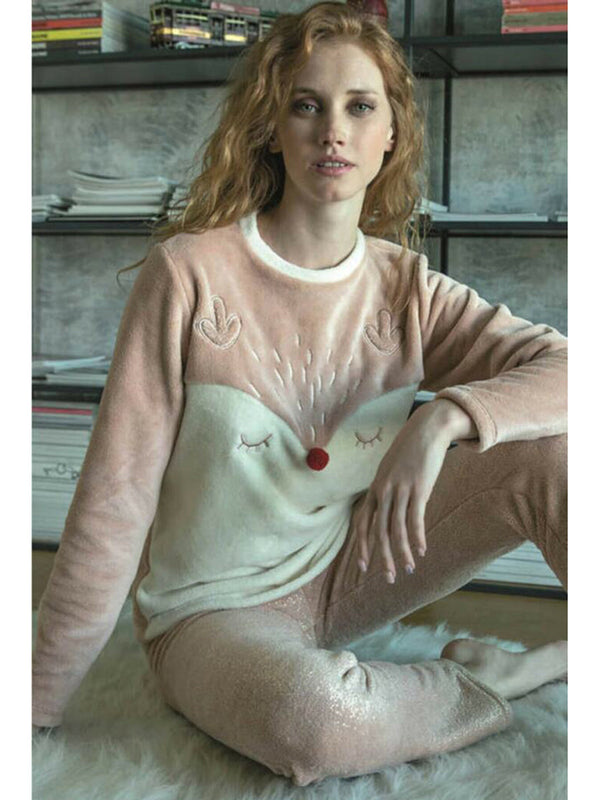Anil Ladies Pajama Suit (Fleece) 9682