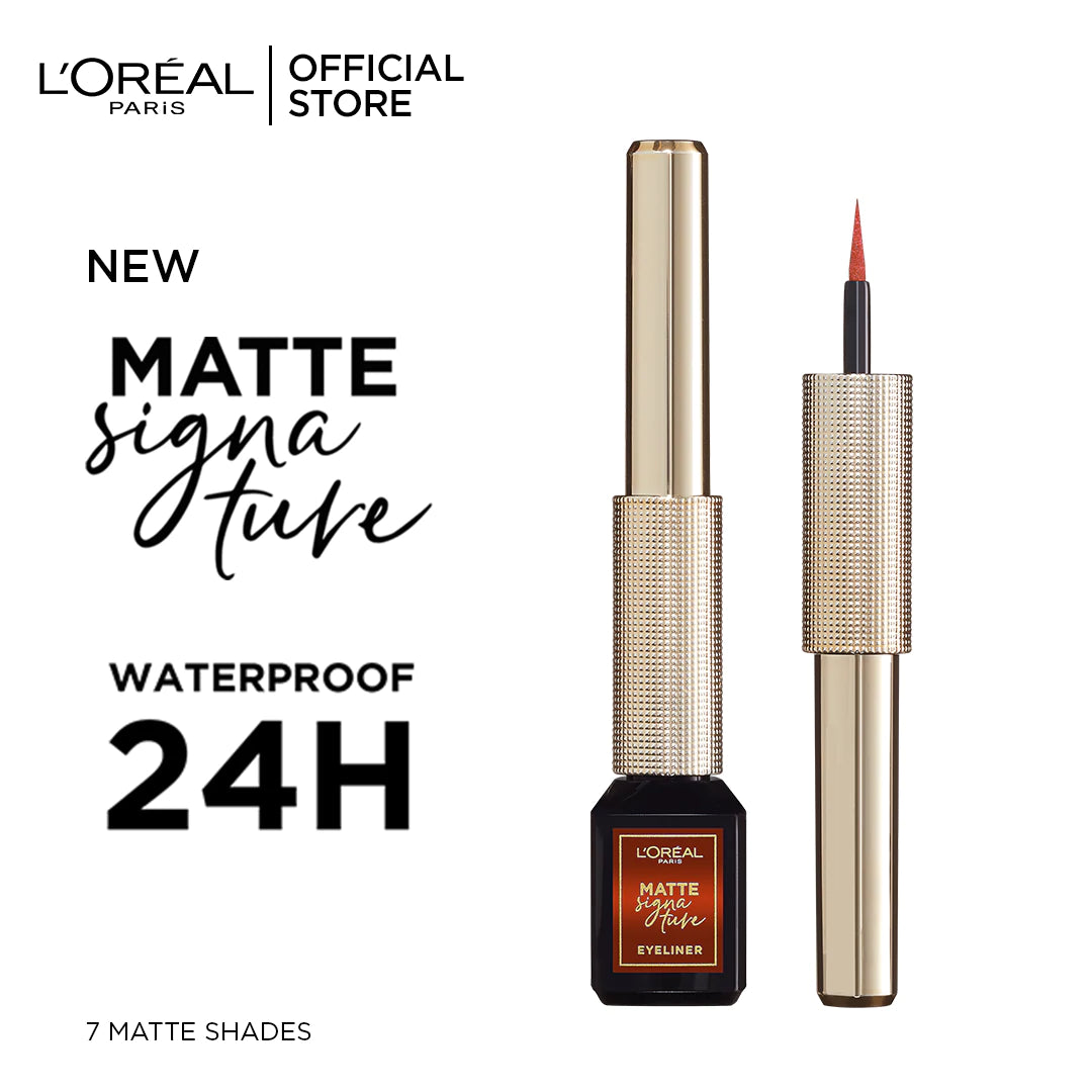 Loreal Paris Matte Signature Liquid Eyeliner - 07 Copper